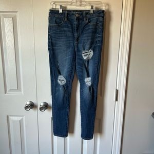 Distressed American Eagle jeans